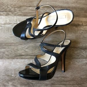BCBGMAXAZRIA black strappy heels